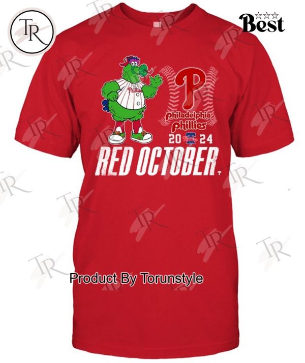 Red October Philadelphia Phillies 2024 T-Shirt