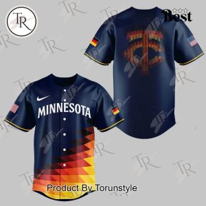 2024 Minnesota Twins German Heritage Night Baseball Jersey – Blue