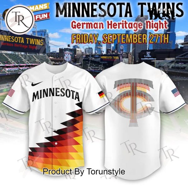 2024 Minnesota Twins German Heritage Night Baseball Jersey – White