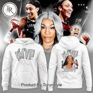 M’VP M’VP M’VP 2024 A’ja Wilson Hoodie – White