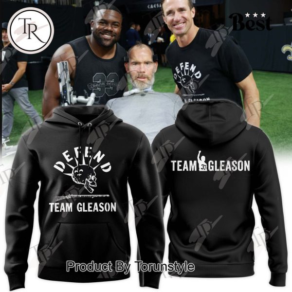 New Orleans Saints Defend Team Gleason Hoodie