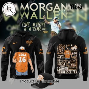 Morgan Wallen x Tennessee Volunteers One Night At A Time 2024 Hoodie, Longpants, Cap