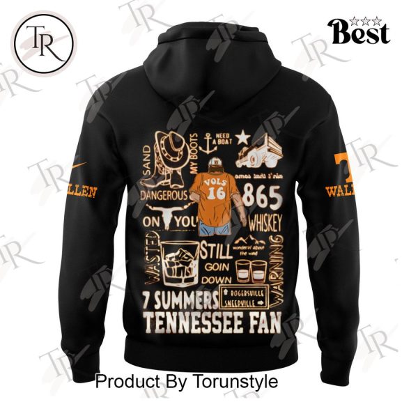 Morgan Wallen x Tennessee Volunteers One Night At A Time 2024 Hoodie, Longpants, Cap