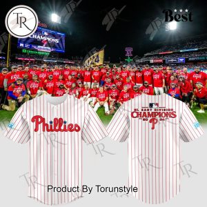 NL East Division Champions 2024 Philadelphia Phillies Baseball Jersey