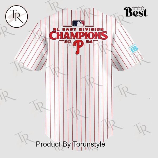 NL East Division Champions 2024 Philadelphia Phillies Baseball Jersey