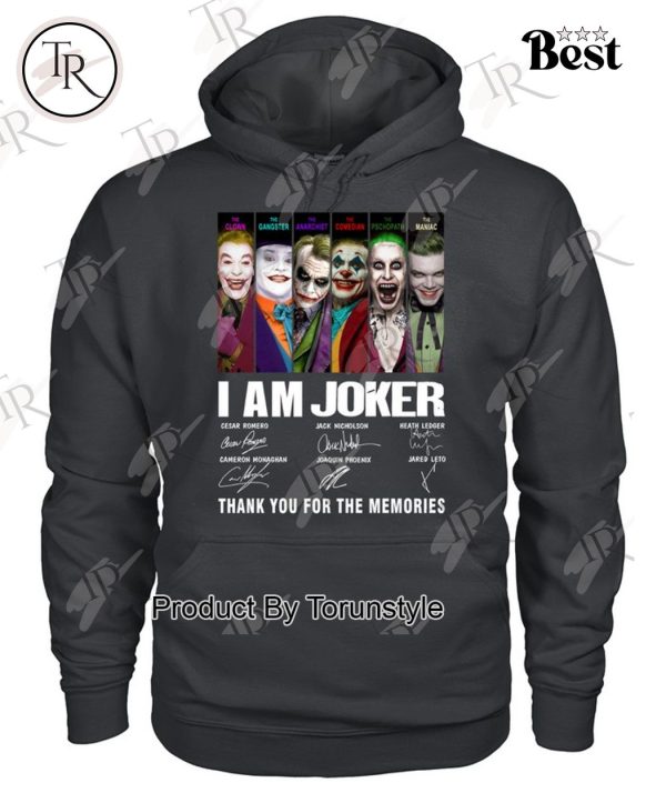 I Am Joker Thank You For The Memories T-Shirt