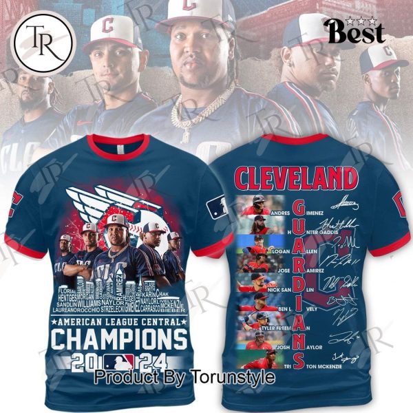 American League Central Champions 2024 Cleveland Guardians Hoodie