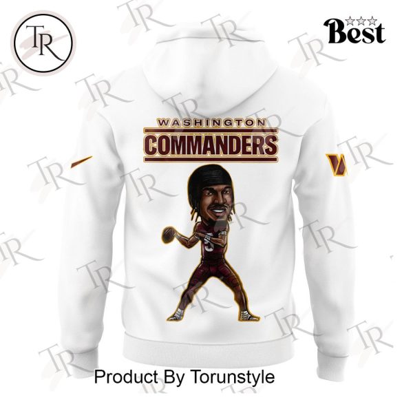 Washington Commanders Jayden Daniels Hoodie, Longpants, Cap – White