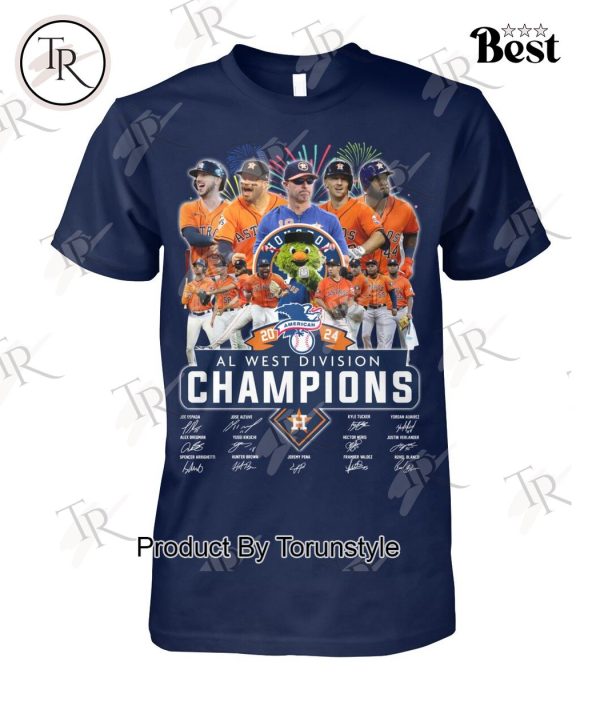 2024 AL West Division Champions Houston Astros T-Shirt