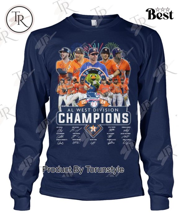 2024 AL West Division Champions Houston Astros T-Shirt