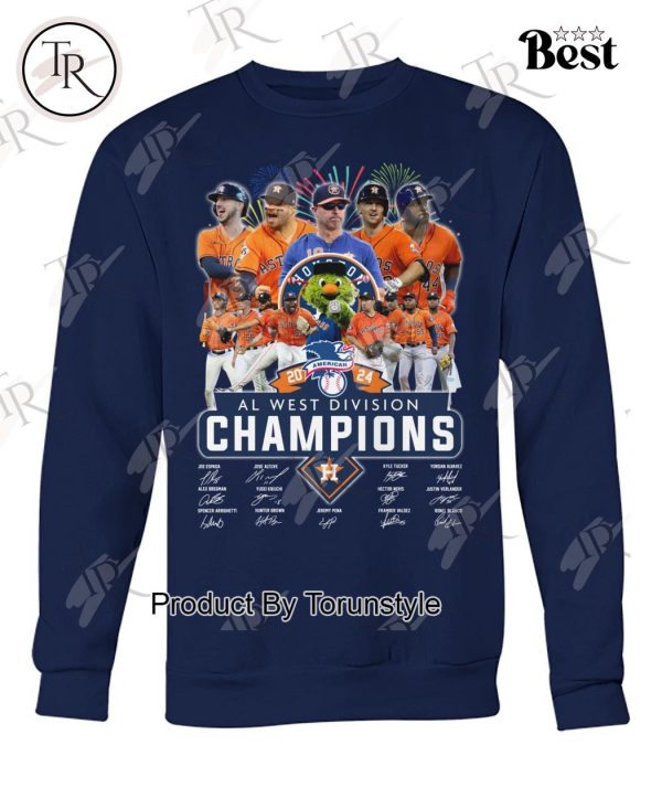 2024 AL West Division Champions Houston Astros T-Shirt