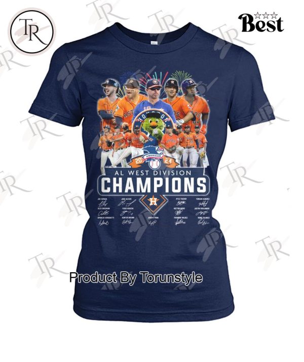 2024 AL West Division Champions Houston Astros T-Shirt