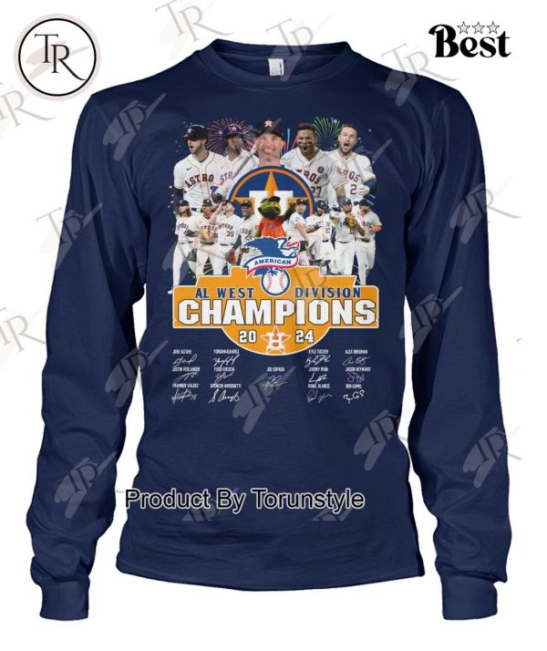 AL West Division Champions 2024 Astros T-Shirt