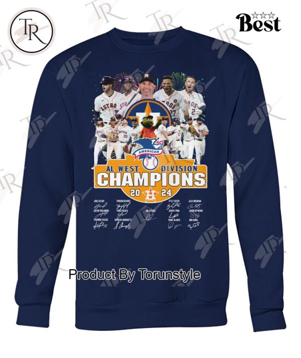 AL West Division Champions 2024 Astros T-Shirt