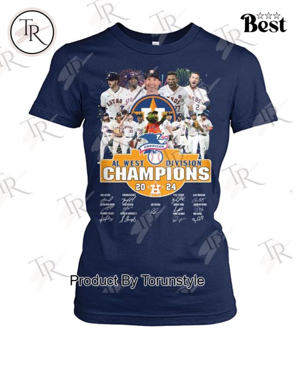 AL West Division Champions 2024 Astros T-Shirt