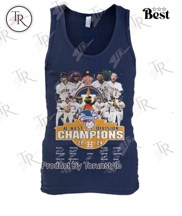 AL West Division Champions 2024 Astros T-Shirt