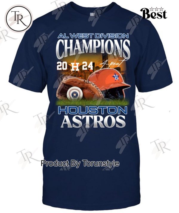 AL West Division Champions 2024 Houston Astros T-Shirt