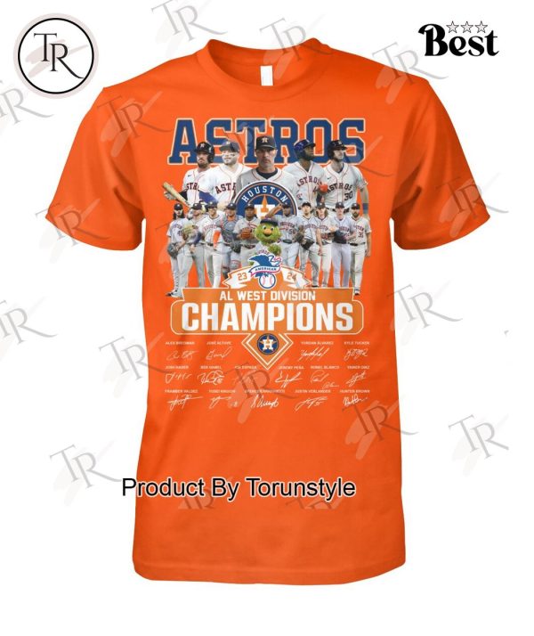 Astros 23-24 AL West Division Champions T-Shirt