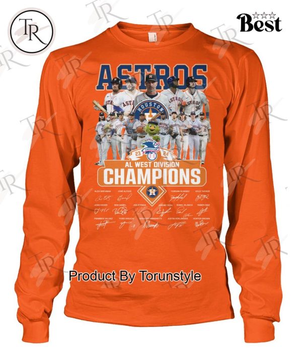 Astros 23-24 AL West Division Champions T-Shirt