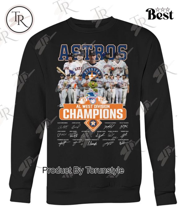 Astros 23-24 AL West Division Champions T-Shirt