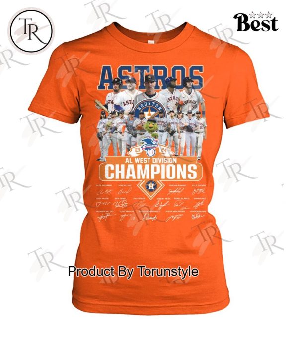 Astros 23-24 AL West Division Champions T-Shirt