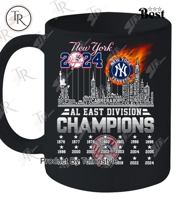 New York Yankees 2024 AL East Division Champions T-Shirt