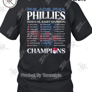 NL East Division Champions We Own The East 2024 Philadelphia Phillies T-Shirt