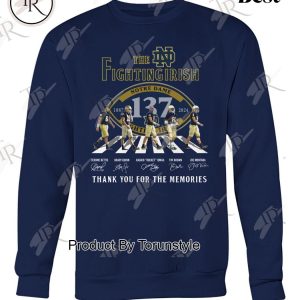 Notre Dame Fighting Irish 137th Anniversary 1887-2024 T-Shirt