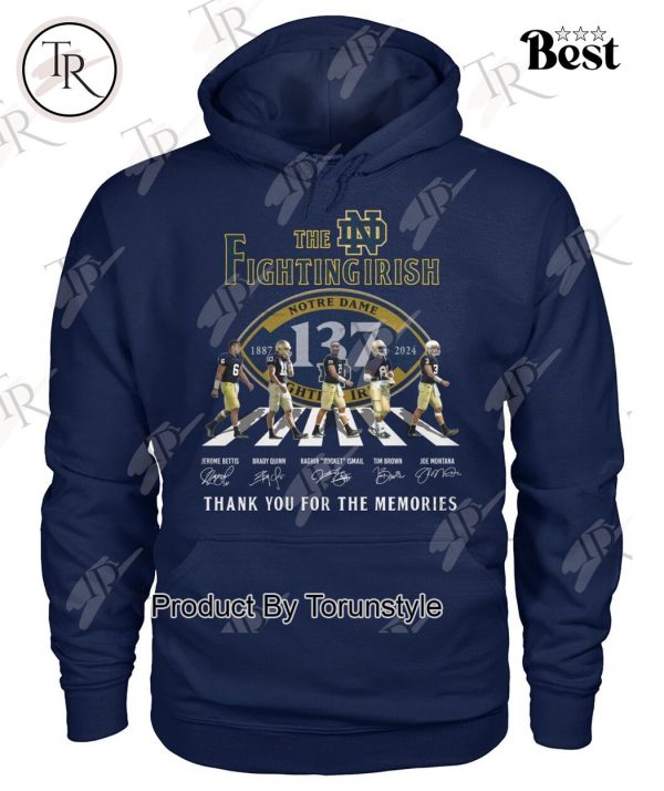 Notre Dame Fighting Irish 137th Anniversary 1887-2024 T-Shirt