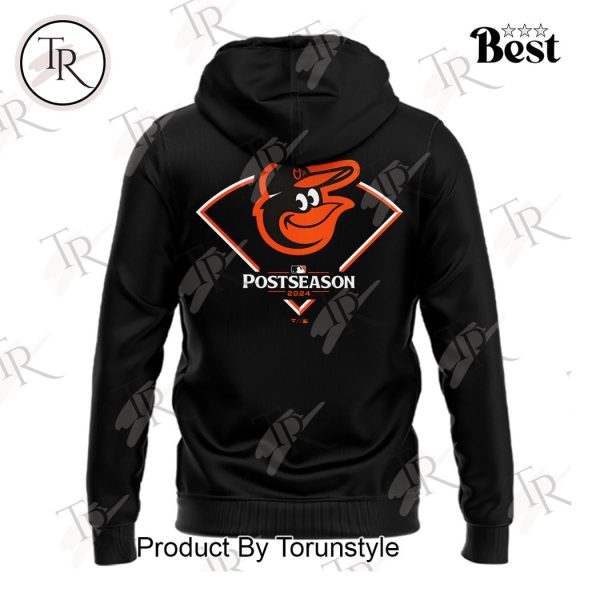 Baltimore Orioles 2024 MLB Postseason Hoodie – Black