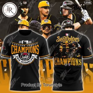 Erie SeaWolves Back To Back 2024 Eastern League Champions T-Shirt