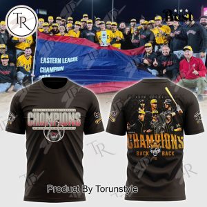 Erie SeaWolves Back To Back 2024 Eastern League Champions T-Shirt