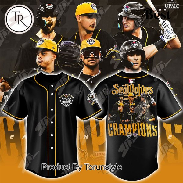 Erie SeaWolves 2024 Eastern League Champions Baseball Jersey