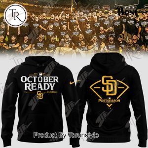 San Diego Padres October Ready 2024 Hoodie – Black