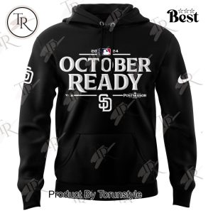 San Diego Padres October Ready Postseason 2024 Hoodie – Black