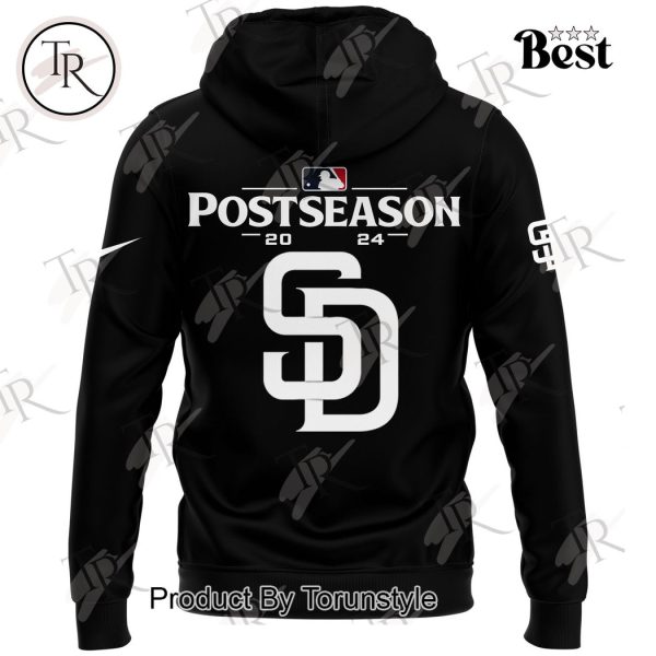 San Diego Padres October Ready Postseason 2024 Hoodie – Black