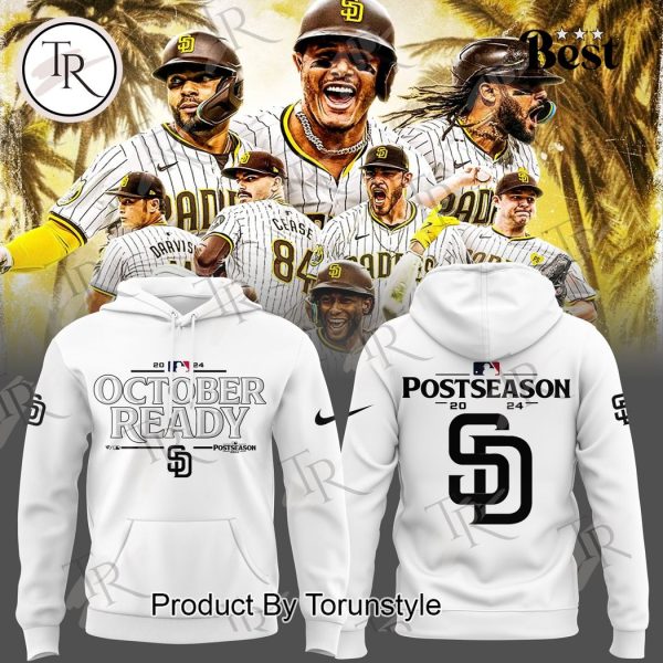 San Diego Padres October Ready Postseason 2024 Hoodie – White