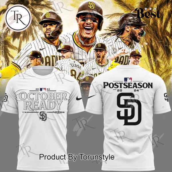 San Diego Padres October Ready Postseason 2024 Hoodie – White