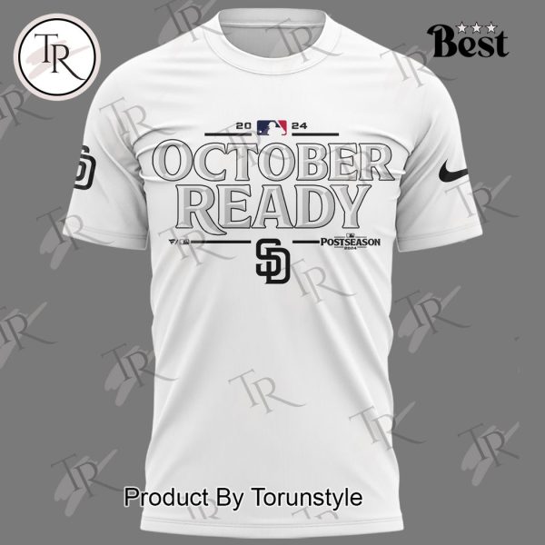 San Diego Padres October Ready Postseason 2024 Hoodie – White