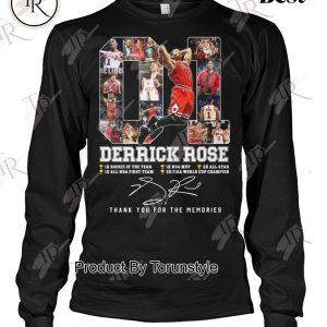 Derrick Rose Thank You For The Memories T-Shirt