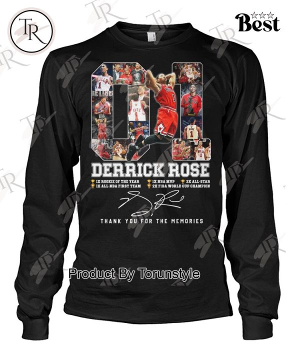 Derrick Rose Thank You For The Memories T-Shirt