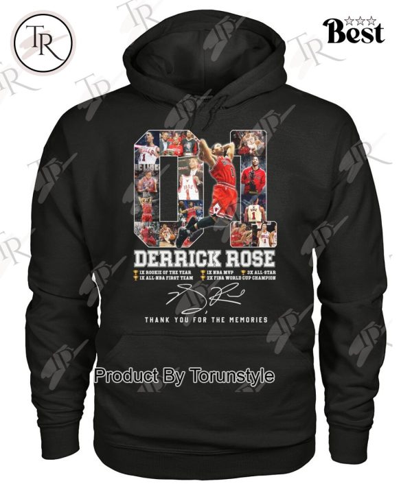 Derrick Rose Thank You For The Memories T-Shirt