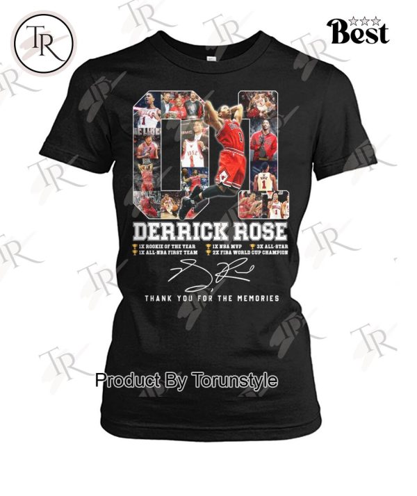 Derrick Rose Thank You For The Memories T-Shirt