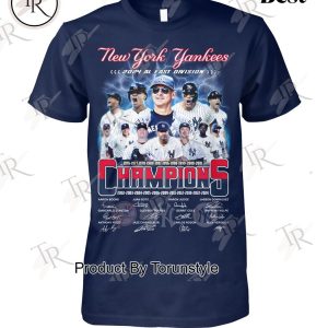 New York Yankees 2024 AL East Division Champions T-Shirt