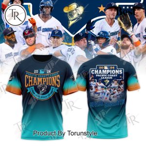 Personalized Sugar Land Space Cowboys Pacific Coast League Champions Baseball Jersey