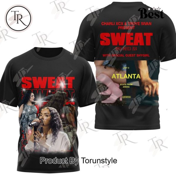 Charli XCX & Troye Sivan Present Sweat North America 2024 T-Shirt