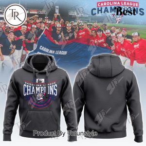 Fredericksburg Nationals 2024 Carolina League Champions Hoodie – Blue