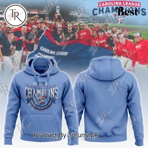 Fredericksburg Nationals 2024 Carolina League Champions Hoodie – Blue