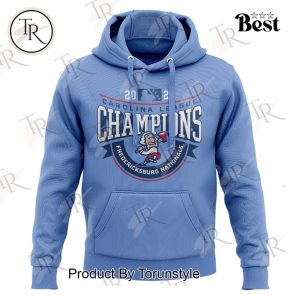 Fredericksburg Nationals 2024 Carolina League Champions Hoodie – Blue