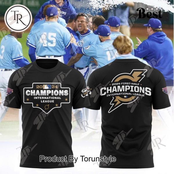 Omaha Storm Chasers 2024 First-Half Champions International League T-Shirt